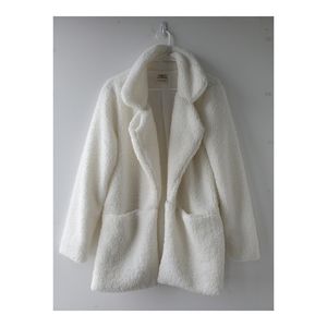 Fashion Nova Teddy White Jacket